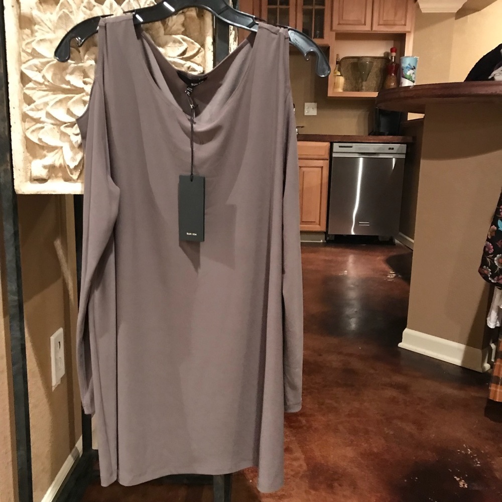 NWT Sun Kim boutique Tunic top M